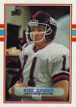 Phil Simms 1989 Topps #172 Sports Card