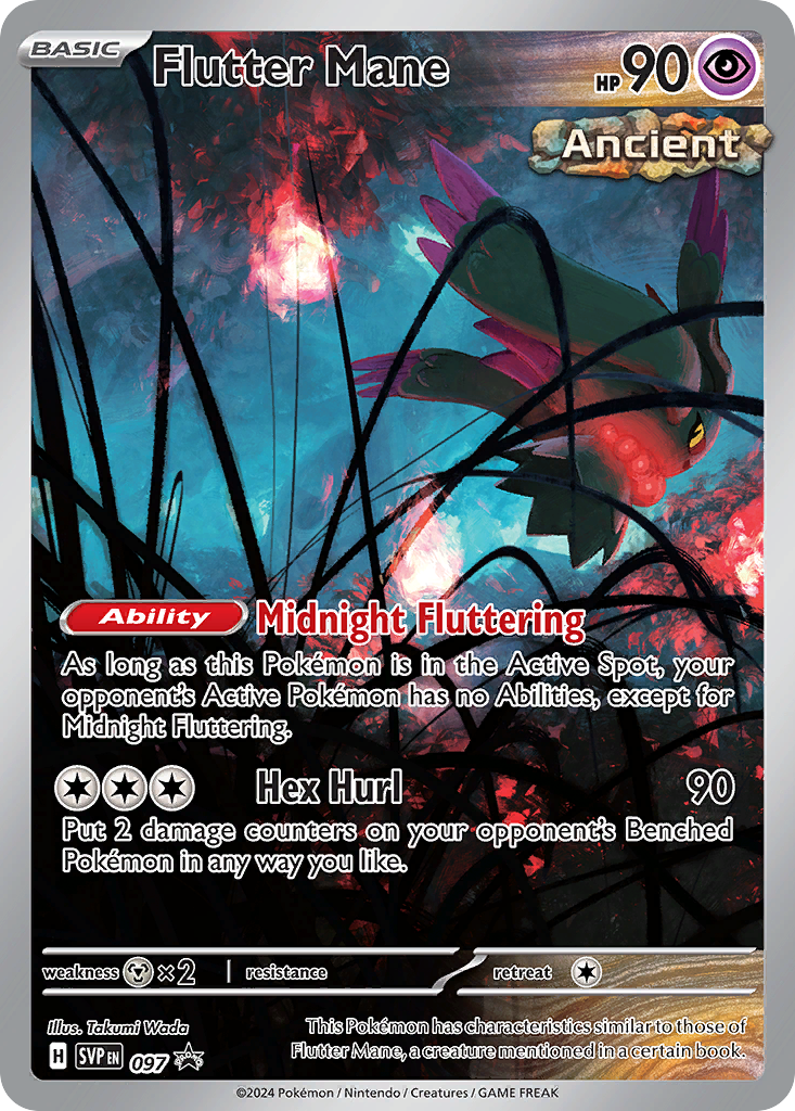 Flutter Mane (97/148) - Scarlet & Violet Black Star Promos Pokémon Card