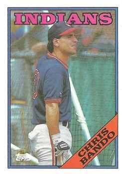 Chris Bando 1988 Topps #604 Sports Card