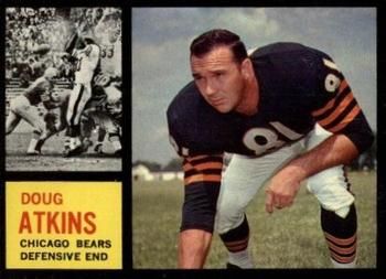 Doug Atkins 1962 Topps #21 Sports Card