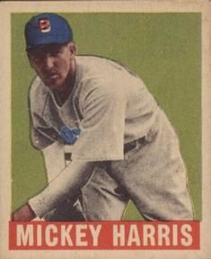 Mickey Harris 1948 Leaf #27 Sports Card