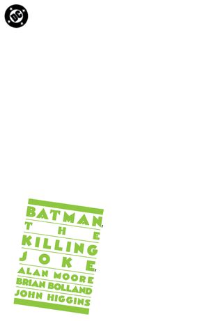 Batman: The Killing Joke #1 (Facsimile Edition Cvr C Blank Card Stock Variant)