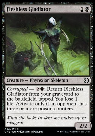 Fleshless Gladiator (Phyrexia: All Will Be One) Trading Card