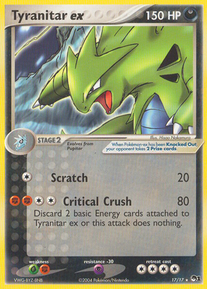 Tyranitar ex (17/17) - POP Series 1