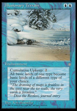 Illusionary Terrain (Ice Age) Trading Card