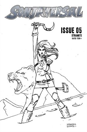 Sonjaversal #5 (20 Copy Linsner B&w Cover)