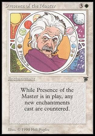 Presence of the Master (Legends) Trading Card