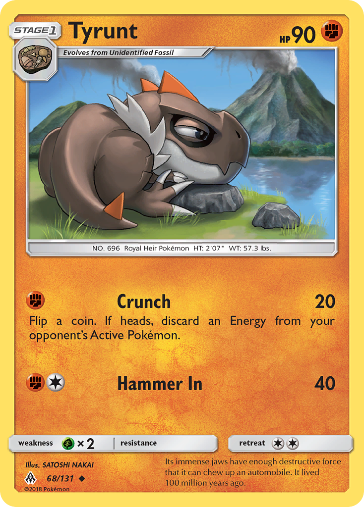 Tyrunt (68/131) - Forbidden Light Pokémon Card