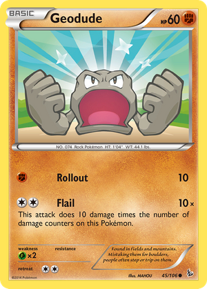 Geodude (45/106) - Flashfire