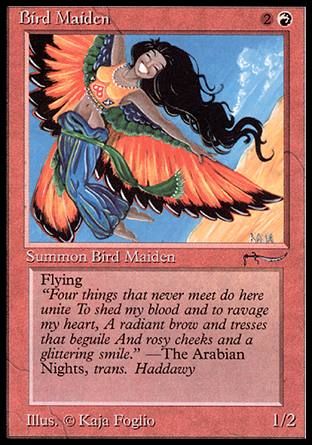 Bird Maiden (Arabian Nights) Trading Card