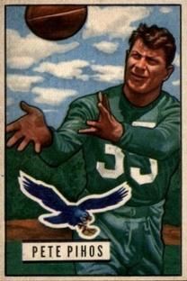 Pete Pihos 1951 Bowman #46 Sports Card