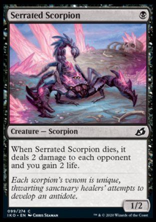 Serrated Scorpion (Ikoria Lair of Behemoths) Trading Card