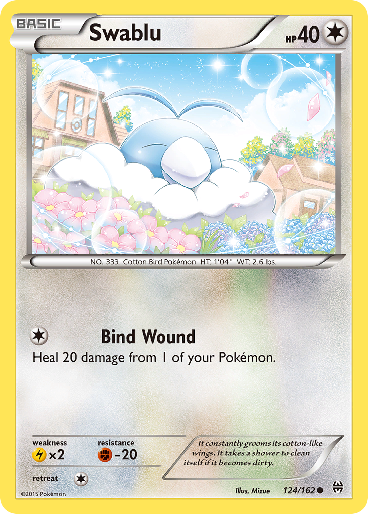 Swablu (124/162) - BREAKthrough Pokémon Card