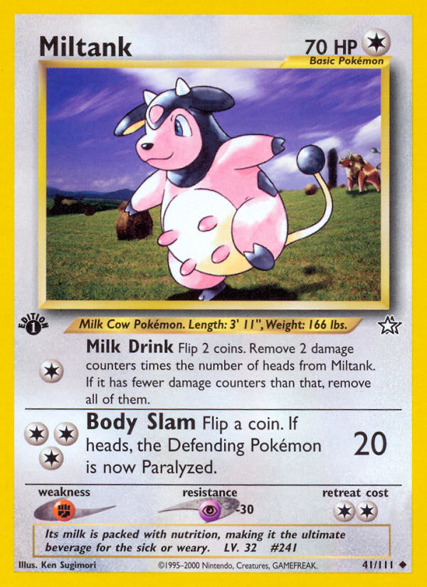 Miltank (41/111) - Neo Genesis Pokémon Card