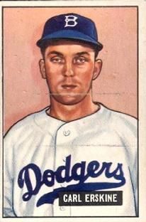 Carl Erskine 1951 Bowman #260 Sports Card