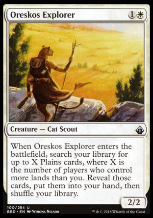 Oreskos Explorer (Battlebond) Trading Card