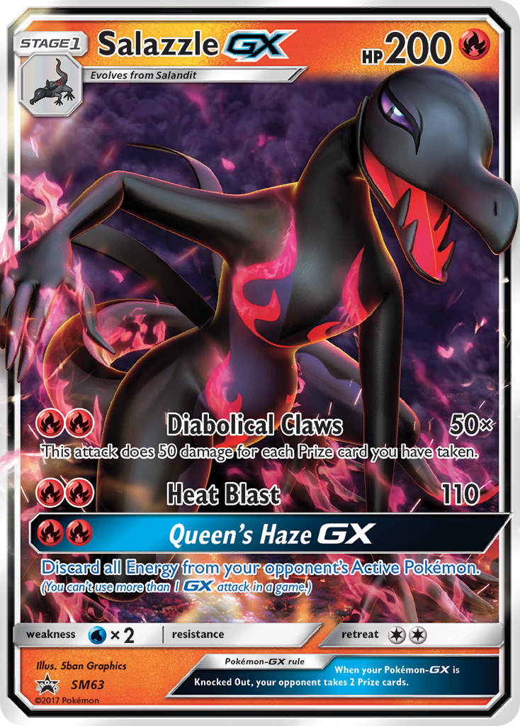 Salandit Pokémon Card