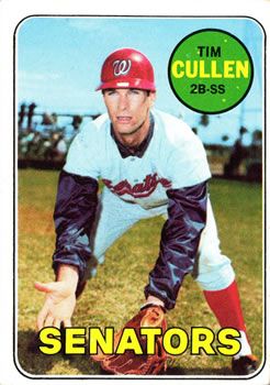 Tim Cullen 1969 Topps #586 Sports Card