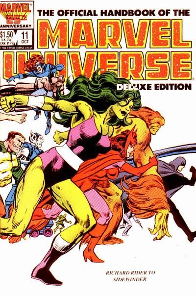 Official Handbook Of The Marvel Universe, The #11 Comic