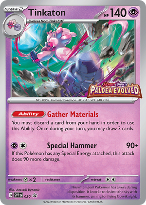 Tinkaton (20/148) - Scarlet & Violet Black Star Promos