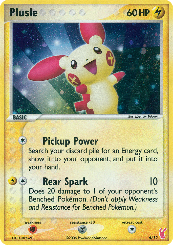 Plusle (6/12) - EX Trainer Kit 2 Plusle Pokémon Card