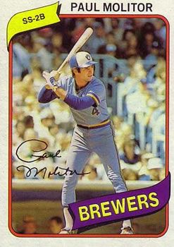 Jim Gantner 1980 Topps Autograph #374 Brewers