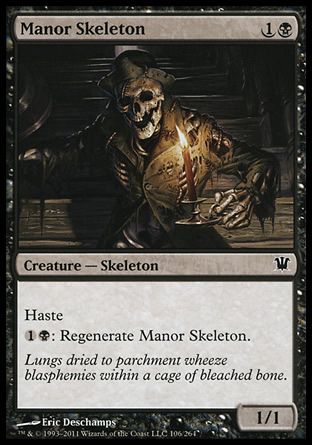 Manor Skeleton (Innistrad) Trading Card