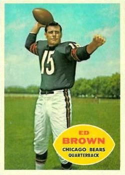 Ed Brown 1960 Topps #12 Sports Card
