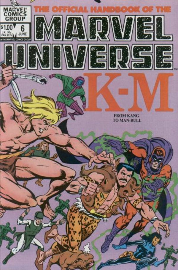The Official Handbook of the Marvel Universe #6