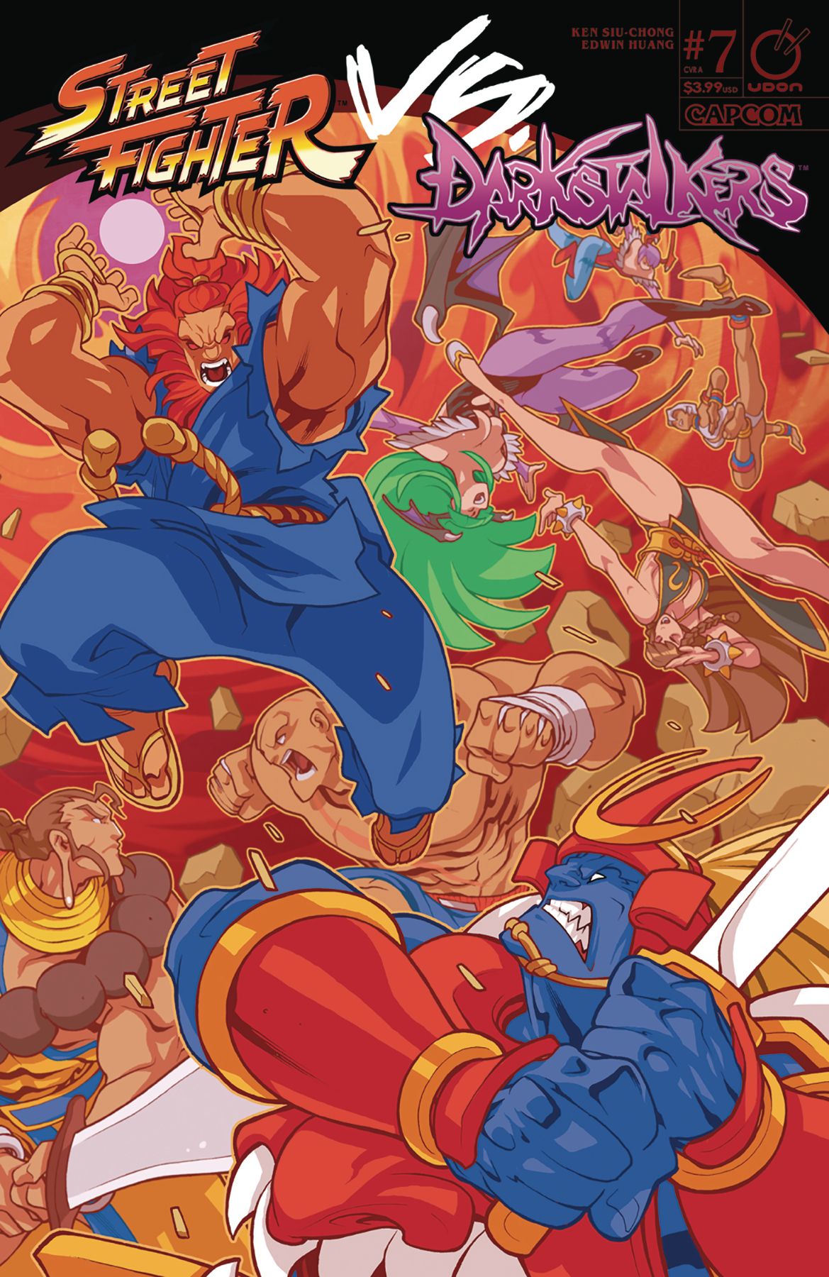 Street Fighter vs. Darkstalkers #7 Comic