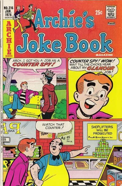 Archie's Joke Book Magazine #216 Comic
