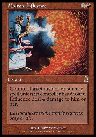 Molten Influence (Odyssey) Trading Card