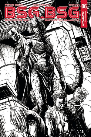 Bsg Vs Bsg #6 (Cover F 20 Copy Desjardins B&w)