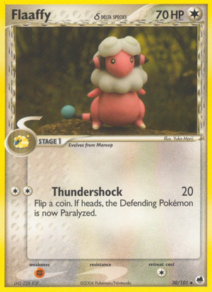 Flaaffy δ (30/101) - Dragon Frontiers (Reverse Holo)