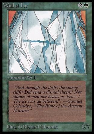 Wall of Ice (Beta) Trading Card