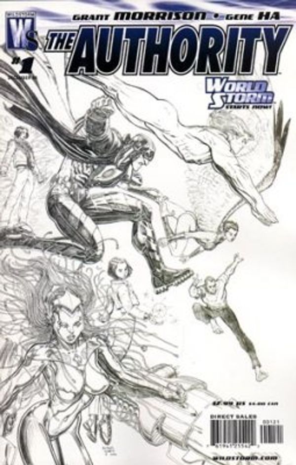 The Authority  #1 (Sketch Cover)