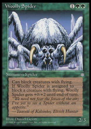 Woolly Spider (Ice Age) Trading Card