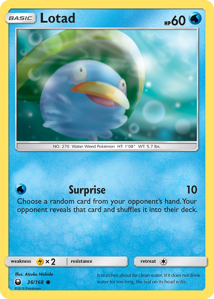 Lotad (36/168) - Celestial Storm Pokémon Card