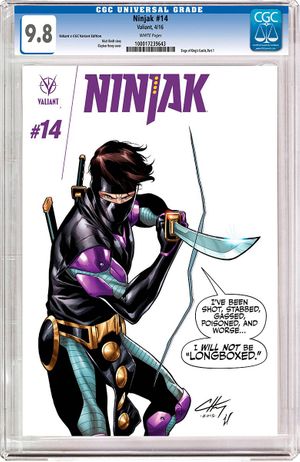 Ninjak #14 (Cover D Cgc Replica Henry (new Arc)