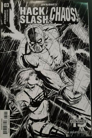 Hack/Slash vs Chaos! #3 (10 Copy Cermak B&w Cover)