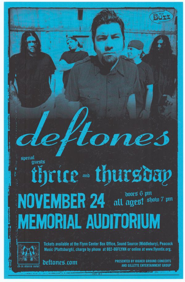 Deftones Memorial Auditorium 2003 Value - GoCollect (deftones-memorial ...