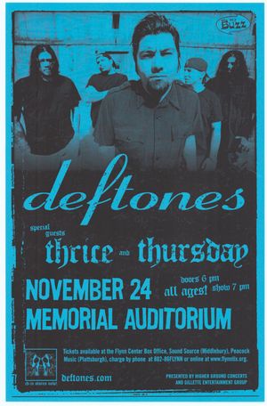 Deftones Memorial Auditorium 2003