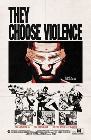 They Choose Violence #5 (Cvr B Chris Ferguson & Mauricio Campetella Blaxploitation Film Homage Variant)