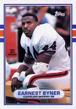 Earnest Byner 1989 Topps #147 Sports Card