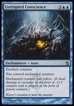 Corrupted Conscience (Mirrodin Besieged) Trading Card