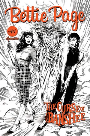 Bettie Page: The Curse of the Banshee #1 (10 Copy Mooney Pencils Cover)