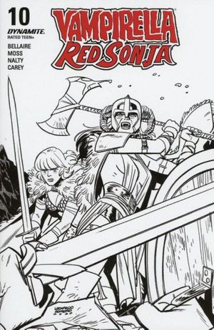 Vampirella Red Sonja #10 (40 Copy Romero B&w Cover)