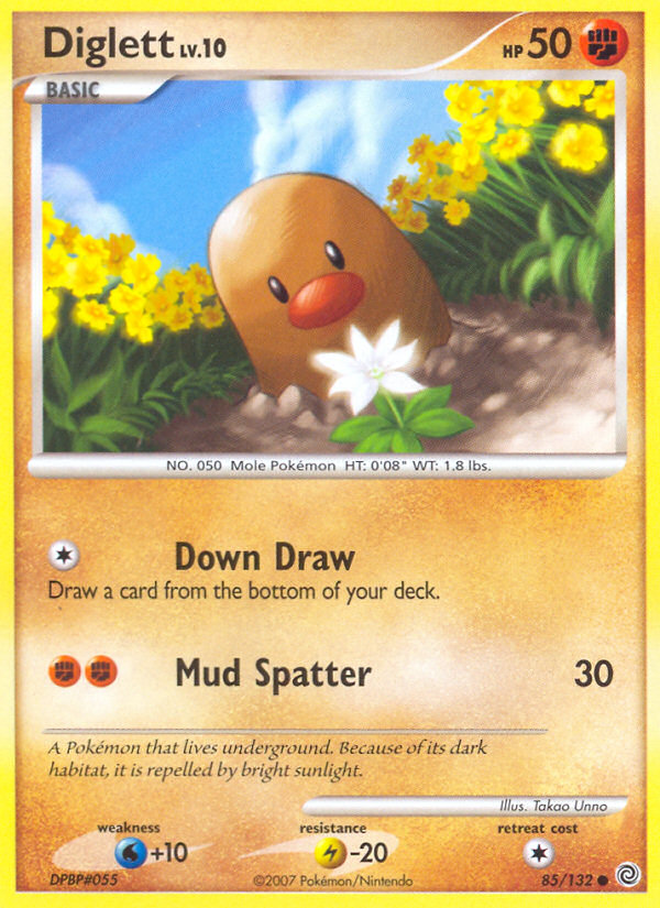 Diglett (85/132) - Secret Wonders Pokémon Card