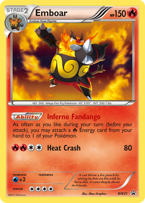 Emboar (BW21) - BW Black Star Promos