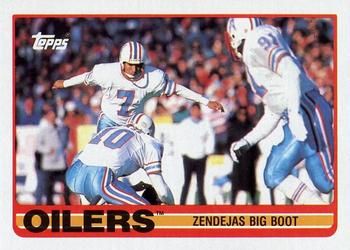 Tony Zendejas 1989 Topps #90 Sports Card
